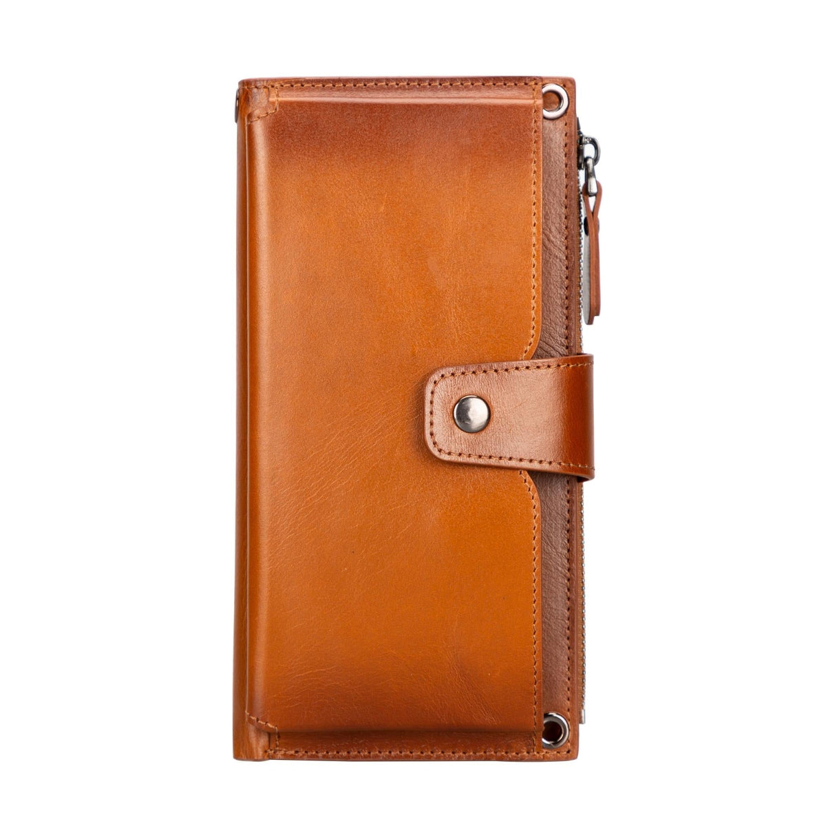 Kaycee Leather Women's Cell Phone Wallet with Strap - Curious Cart