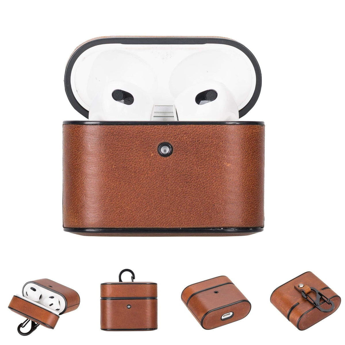 Laramie Leather Case for Apple AirPods 3 - Curious Cart