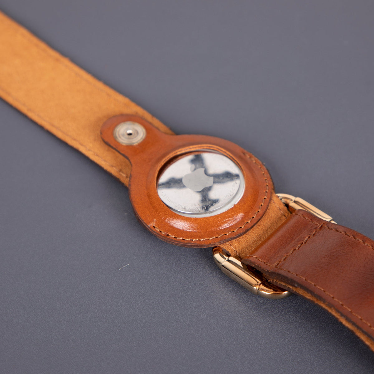 Charlotte Handcrafted Calfskin Leather Dog Collar - Compatible with AirTag - Curious Cart