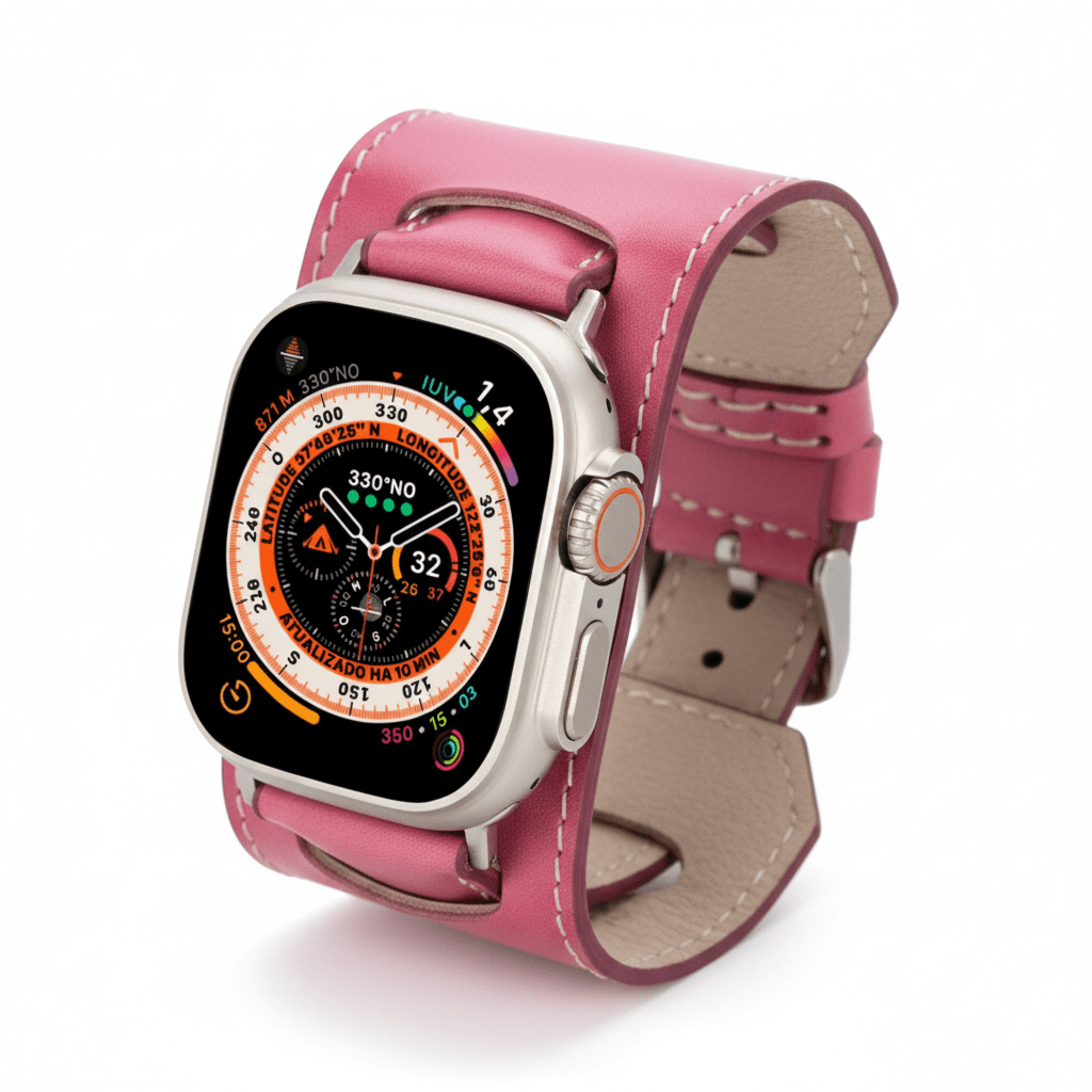 Moorcroft Cuff Leather Bands for Apple Watch - Curious Cart