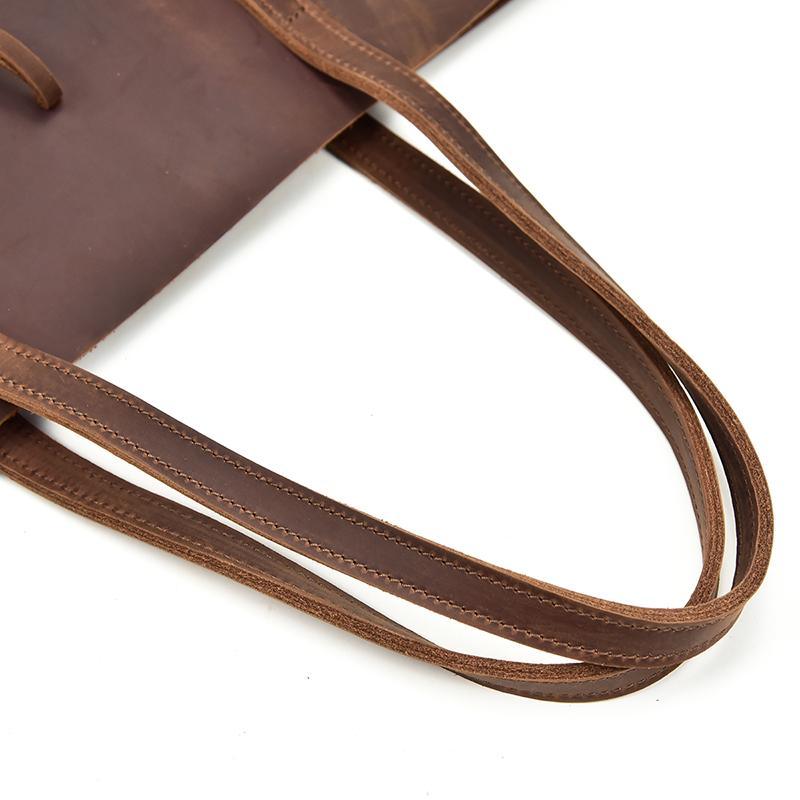 The Taavi Tote | Handcrafted Leather Tote Bag - Curious Cart