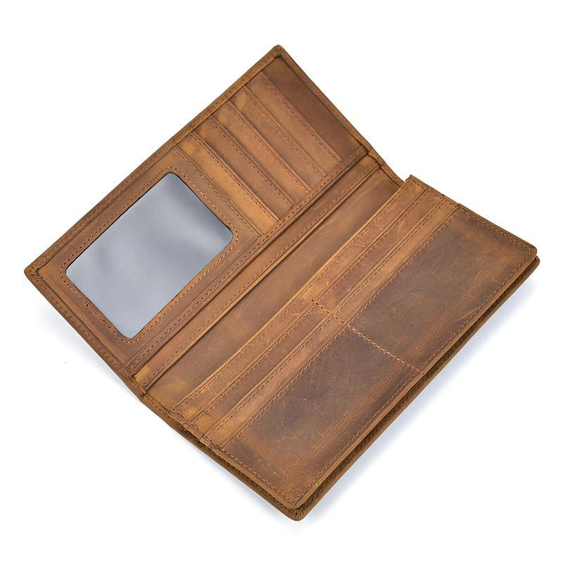 The Pathfinder Bifold Wallet | Genuine Leather Pocket Book - Curious Cart