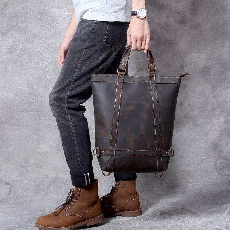 The Icarus | Handmade Vintage Leather Backpack - Curious Cart