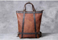 The Icarus | Handmade Vintage Leather Backpack - Curious Cart