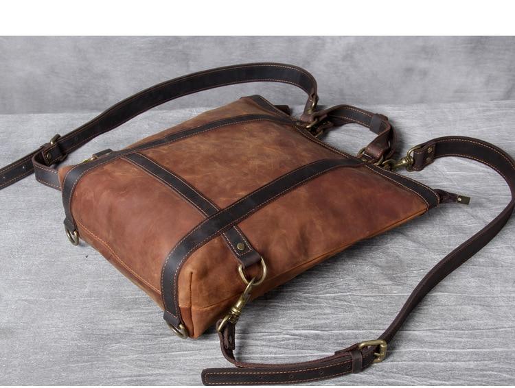 The Icarus | Handmade Vintage Leather Backpack - Curious Cart