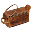 Dado Leather Dopp Kit | Handmade Leather Toiletry Bag - Curious Cart