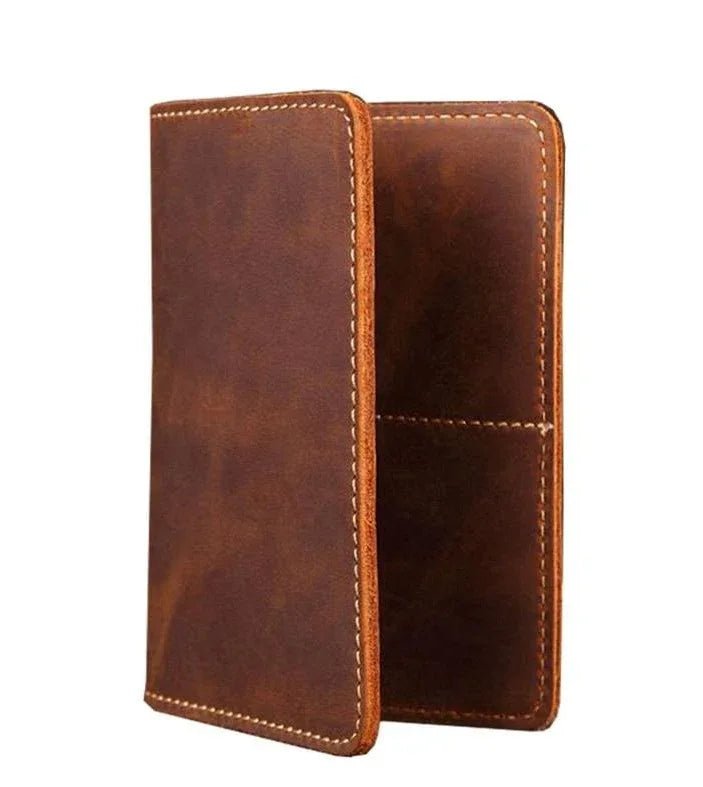 Priam Handmade Leather Passport Cover - Curious Cart