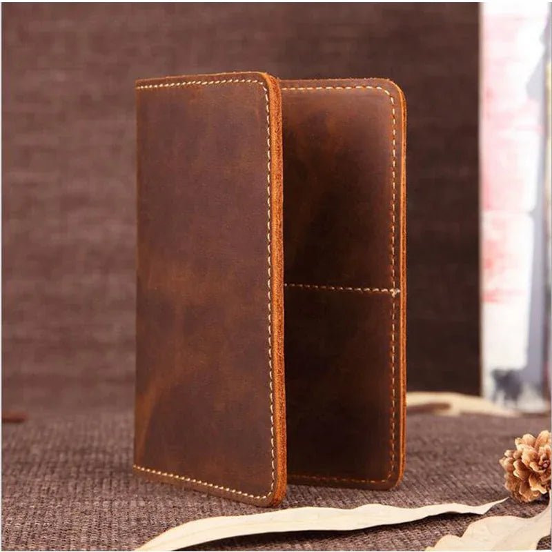 Priam Handmade Leather Passport Cover - Curious Cart