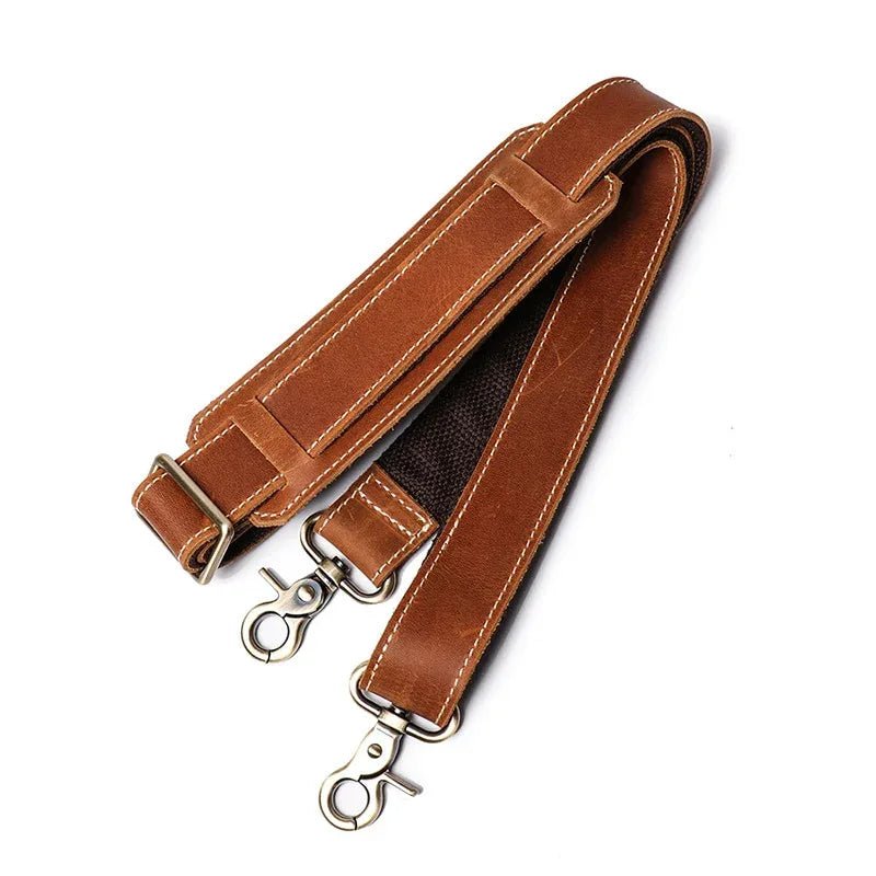 The Bjorn Leather Laptop Bag | Vintage Leather Briefcase - Curious Cart