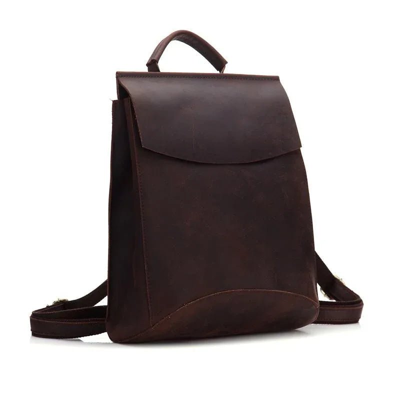 The Gyda Backpack | Vintage Leather Travel Backpack - Curious Cart