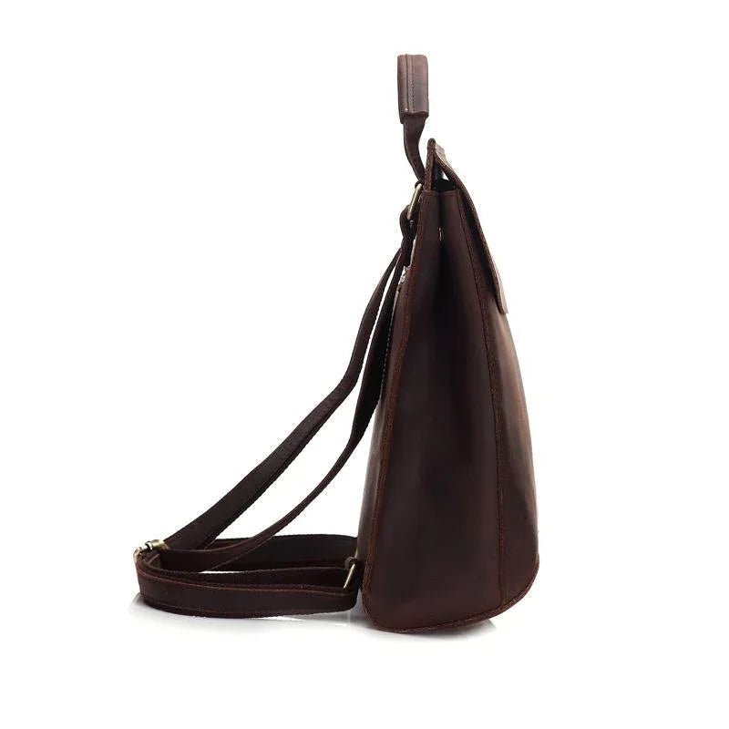 The Gyda Backpack | Vintage Leather Travel Backpack - Curious Cart