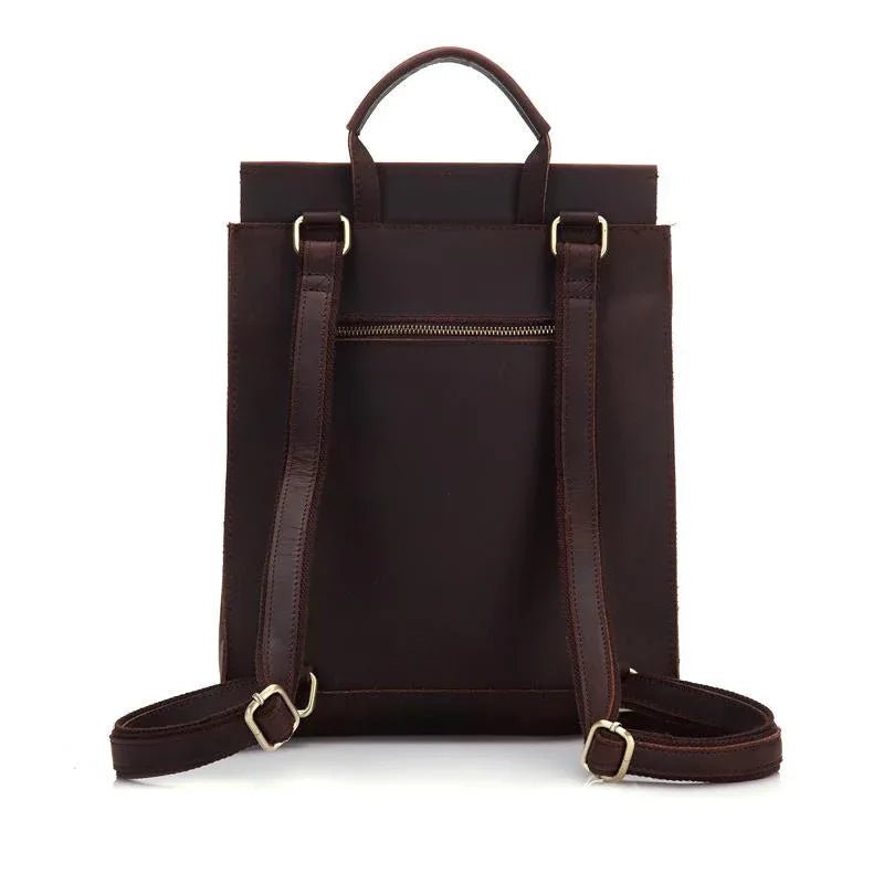 The Gyda Backpack | Vintage Leather Travel Backpack - Curious Cart