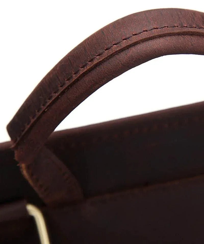 The Gyda Backpack | Vintage Leather Travel Backpack - Curious Cart