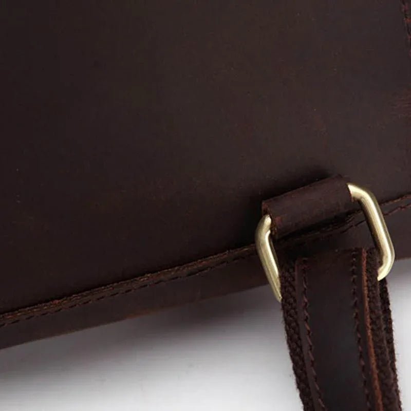 The Gyda Backpack | Vintage Leather Travel Backpack - Curious Cart