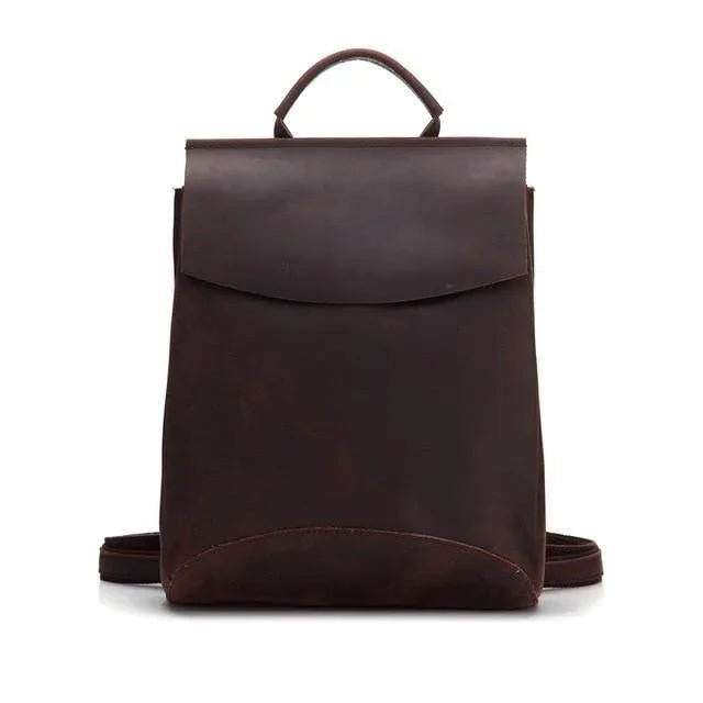 The Gyda Backpack | Vintage Leather Travel Backpack - Curious Cart