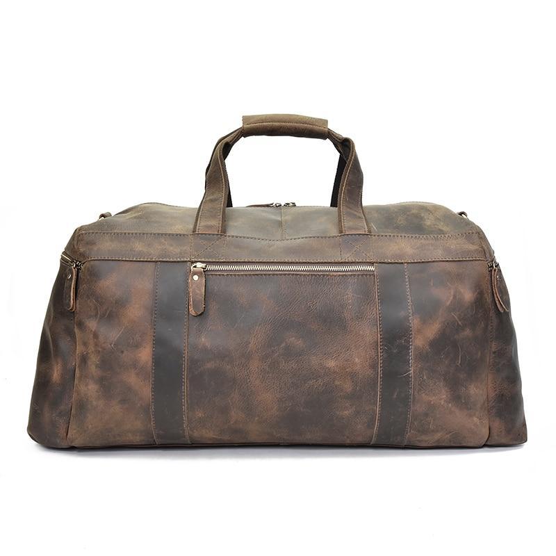 The Colden Duffle Bag | Large Capacity Leather Weekender - Curious Cart