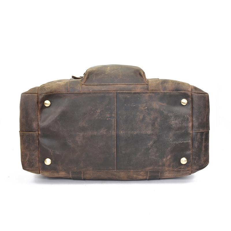 The Colden Duffle Bag | Large Capacity Leather Weekender - Curious Cart