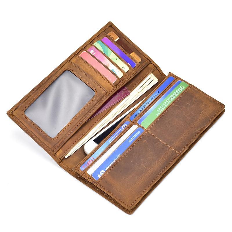The Pathfinder Bifold Wallet | Genuine Leather Pocket Book - Curious Cart