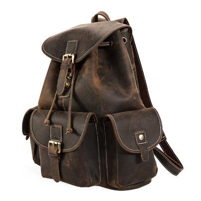 The Thorsen Backpack | Small Handmade Genuine Leather Backpack - Curious Cart