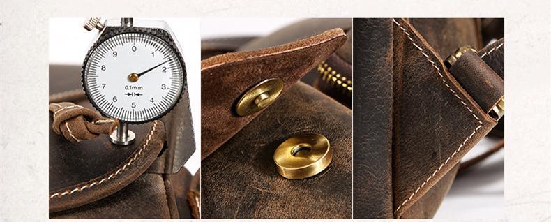 The Thorsen Backpack | Small Handmade Genuine Leather Backpack - Curious Cart