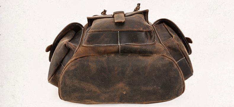 The Thorsen Backpack | Small Handmade Genuine Leather Backpack - Curious Cart