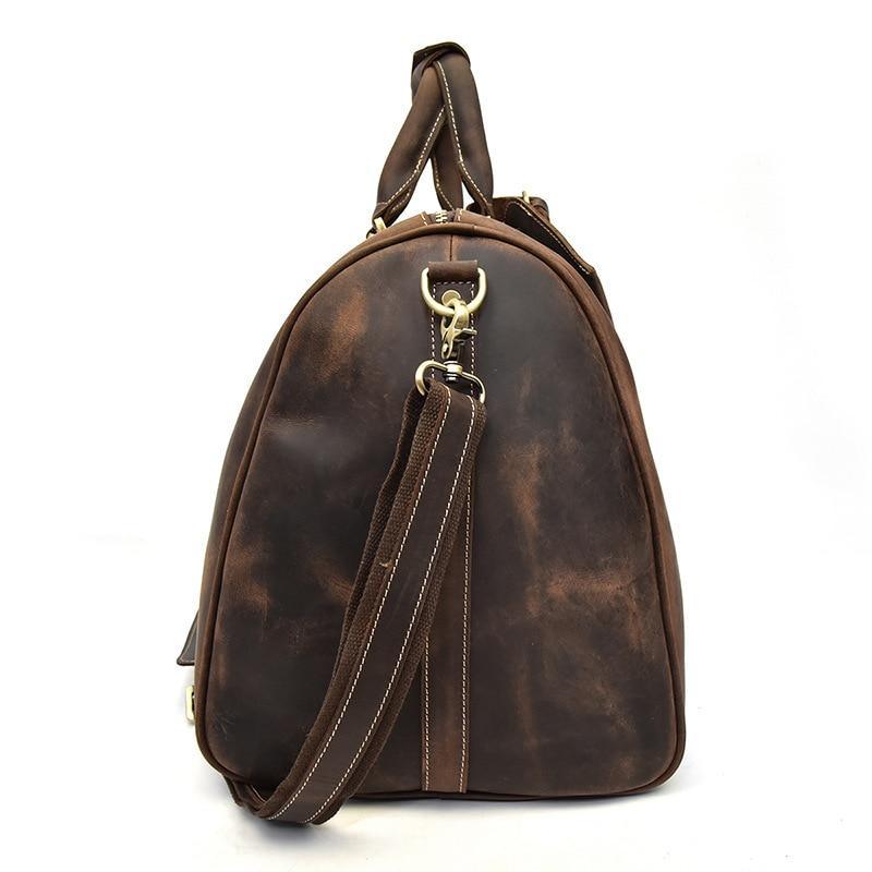The Bjarke Weekender | Handcrafted Leather Duffle Bag - Curious Cart