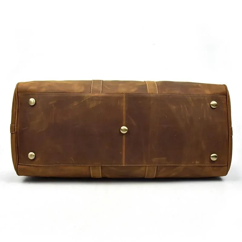 The Bjarke Weekender | Handcrafted Leather Duffle Bag - Curious Cart