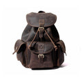 The Asmund Backpack | Genuine Leather Rucksack - Curious Cart