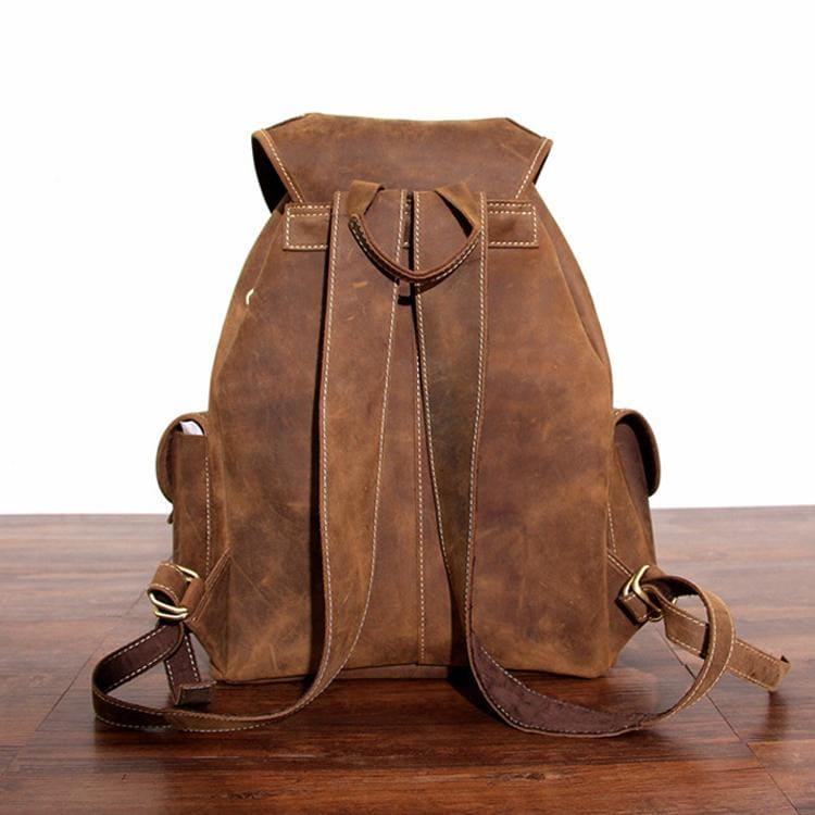 The Asmund Backpack | Genuine Leather Rucksack - Curious Cart
