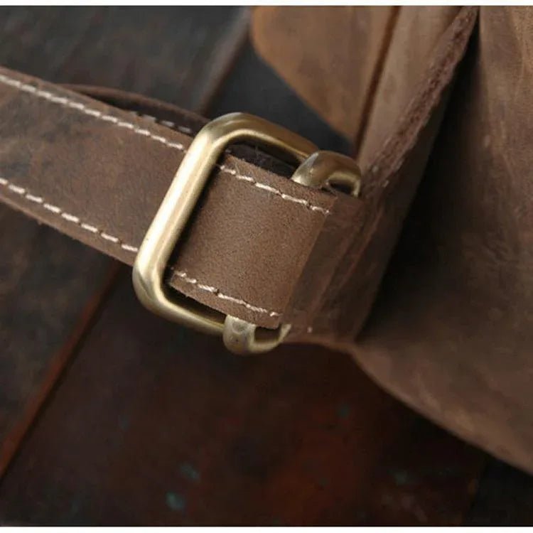 The Asmund Backpack | Genuine Leather Rucksack - Curious Cart