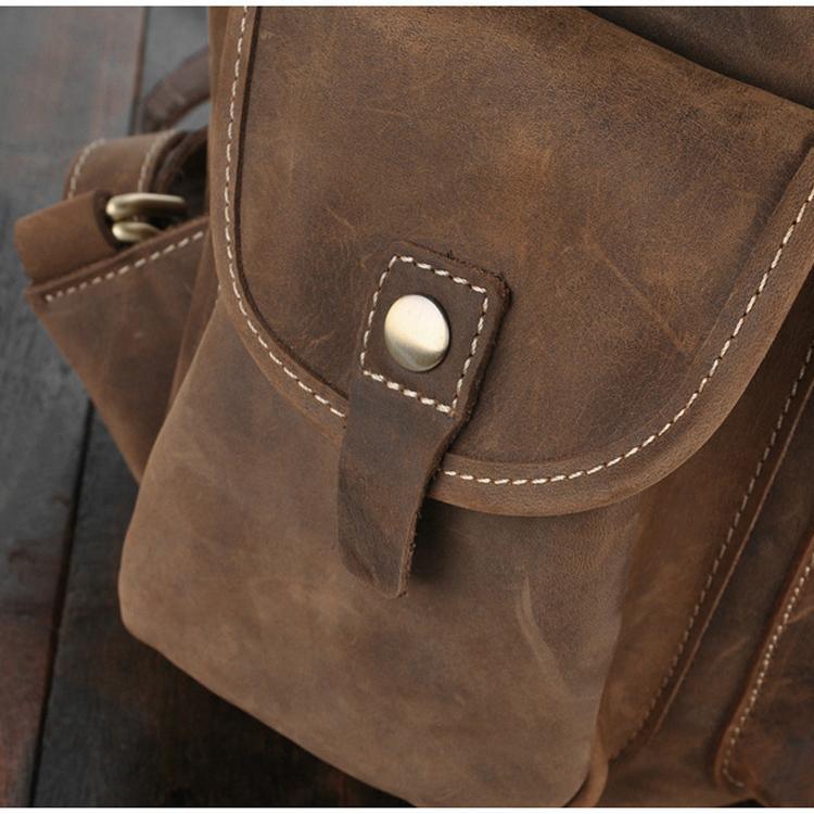 The Asmund Backpack | Genuine Leather Rucksack - Curious Cart