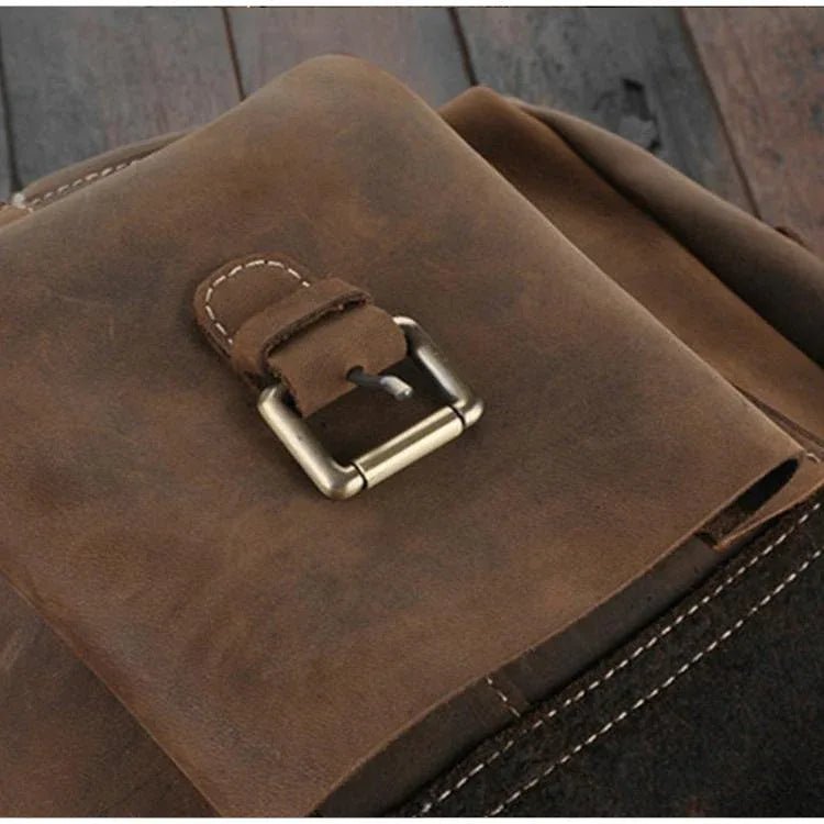 The Asmund Backpack | Genuine Leather Rucksack - Curious Cart