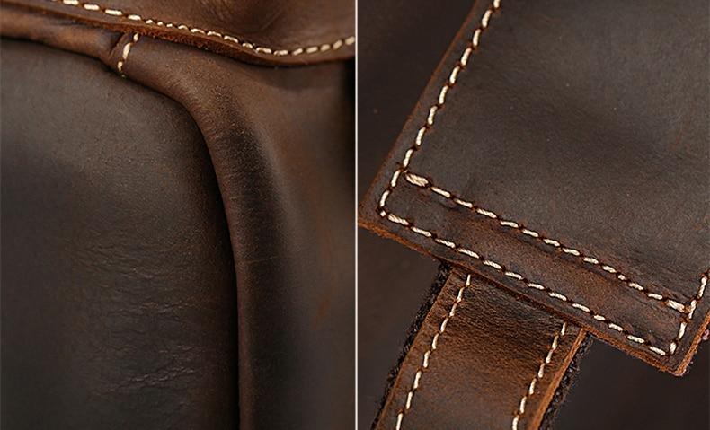 The Raoul Backpack | Handmade Vintage Leather Backpack - Curious Cart
