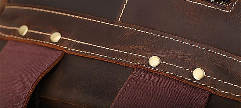 The Raoul Backpack | Handmade Vintage Leather Backpack - Curious Cart