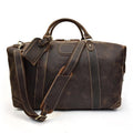 The Eira Duffle Bag | Vintage Leather Weekender - Curious Cart