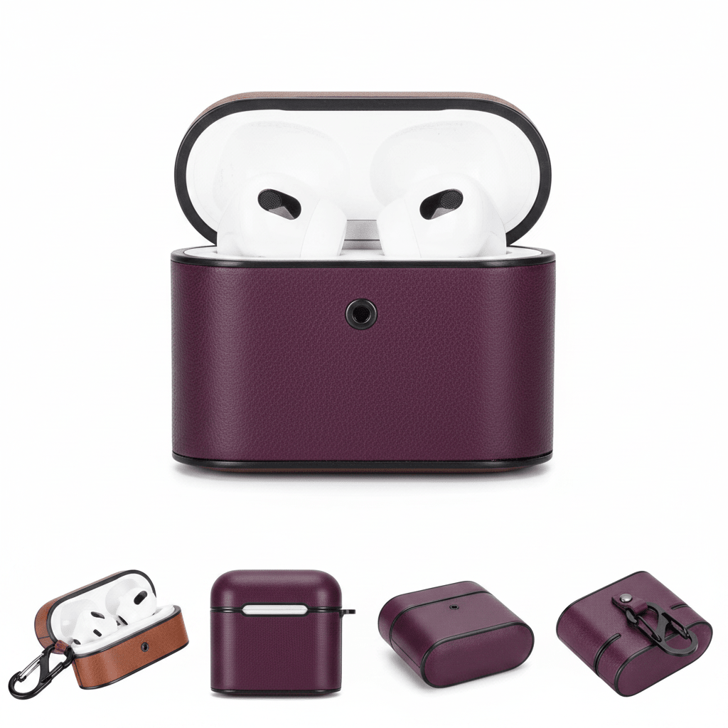 Laramie Leather Case for Apple AirPods 3 - Curious Cart