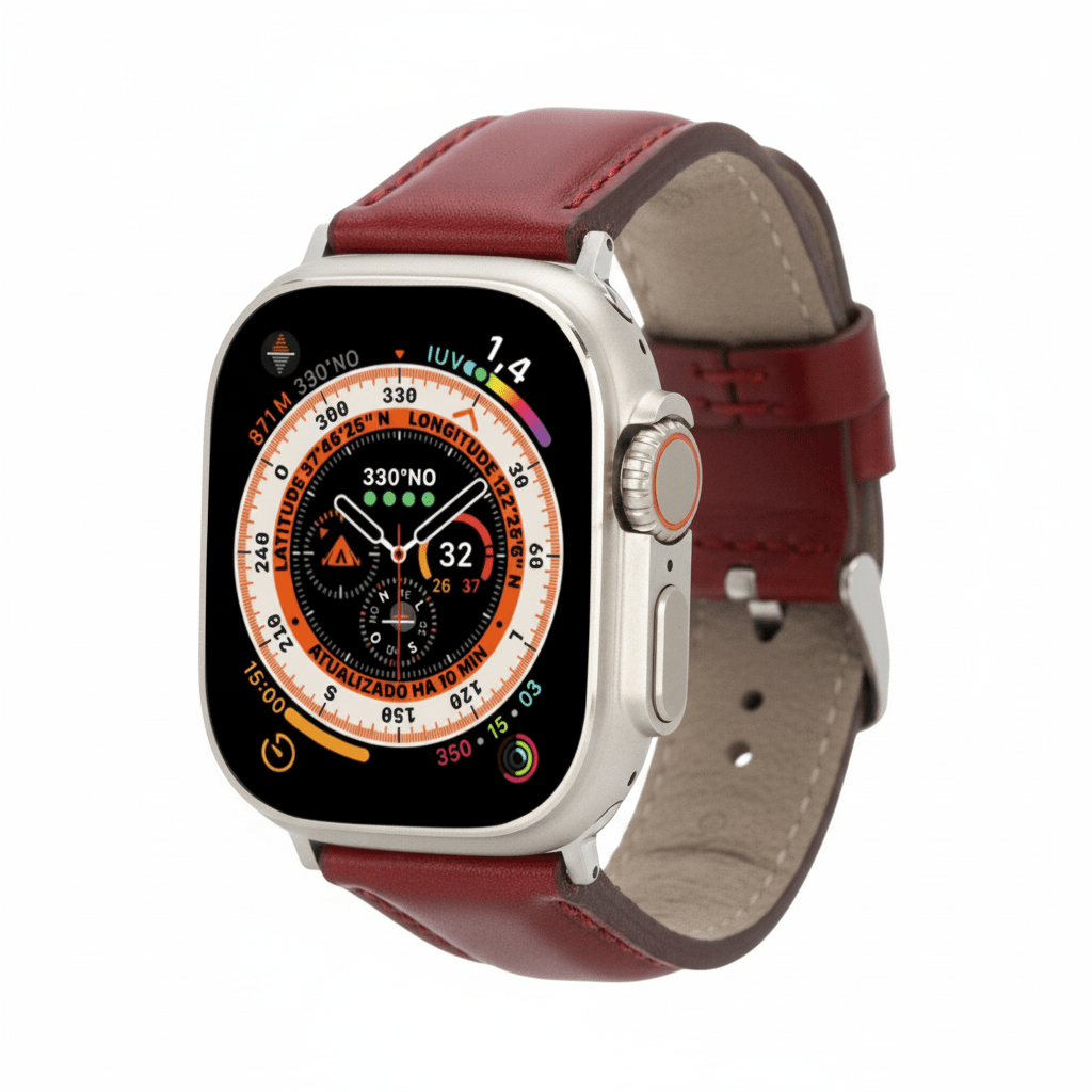 Jackson Leather Bands for Apple Watch 9, Ultra 2 & SE - Curious Cart