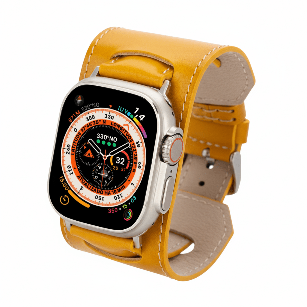 Moorcroft Cuff Leather Bands for Apple Watch - Curious Cart